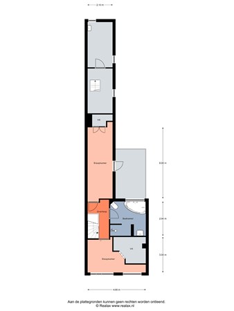 Floorplan - Zuidwenk 88, 3751 CG Bunschoten-Spakenburg